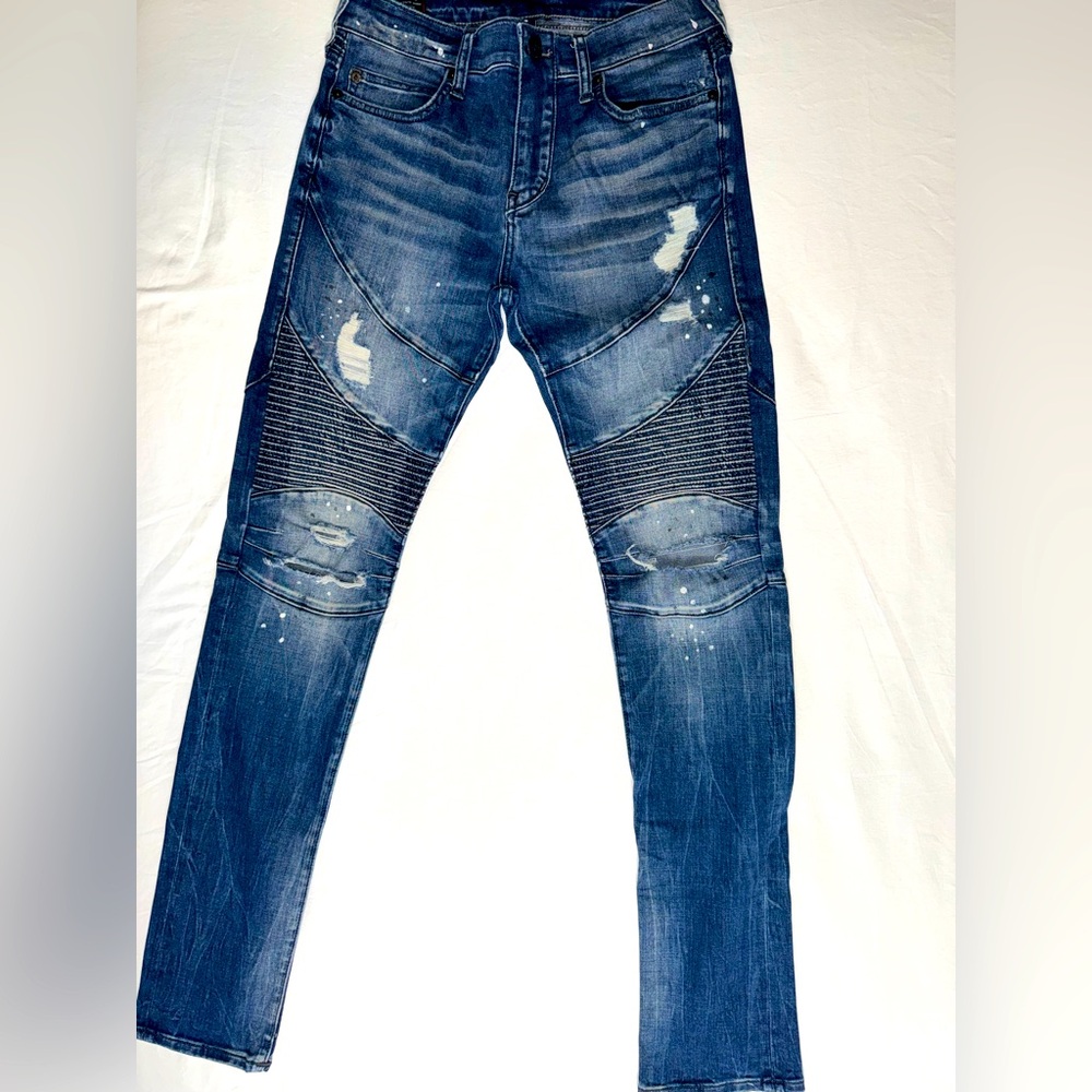 Men’s Vintage True Religion Rocco Moto Jeans Size 29